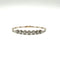 Bracelet Bracelet rivière de diamants en or blanc 58 Facettes Z1351323