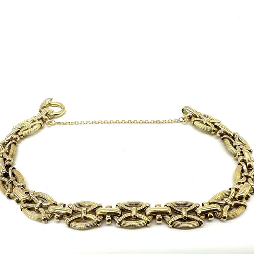 Bracelet Bracelet - Bracelet maille fantaisie en or jaune 58 Facettes Z1351598