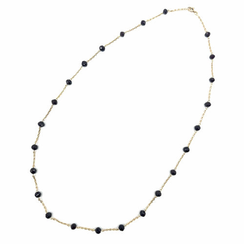 Collier Collier en or jaune et grenats 58 Facettes Z15B51717
