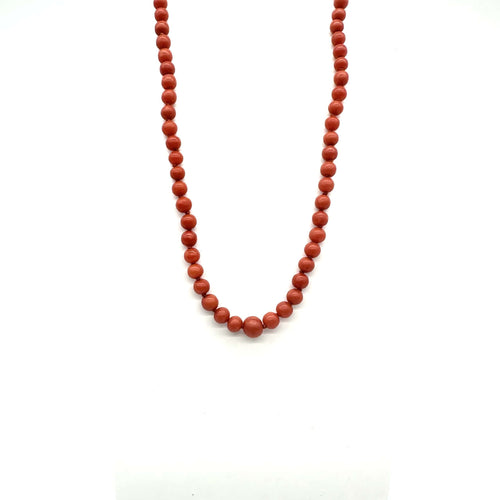 Collier Collier en or jaune 750 et corail 58 Facettes Z1351779