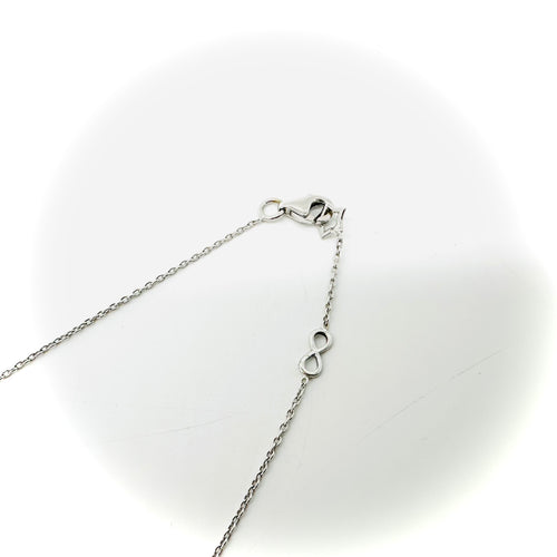 Collier Collier en or blanc 750 et diamants 0,20 ct 58 Facettes Z1351617