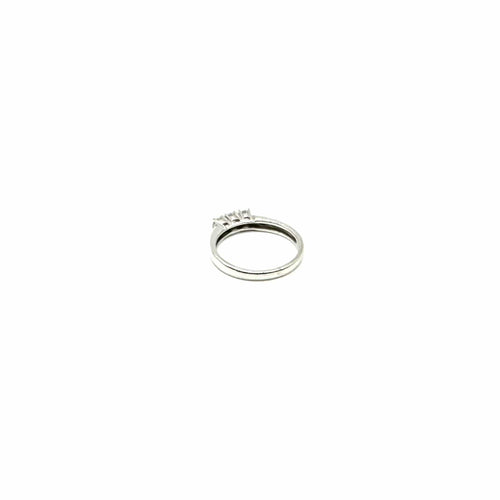 Bague 51 Bague trilogie en or blanc 750 et diamants 58 Facettes Z15B51778