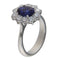 Bague Anello - Zaffiro et diamants en or blanc 58 Facettes G3885