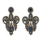 Boucles d'oreilles Orecchini en or jaune, argent, saphirs et diamants 58 Facettes G3576