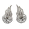 Boucles d'oreilles Orecchini en or blanc avec diamants 2,65 ct 58 Facettes G3742