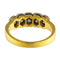 Bague Fedina - Bague en or jaune et blanc avec 5 diamants, 0,70 ct 58 Facettes G3839
