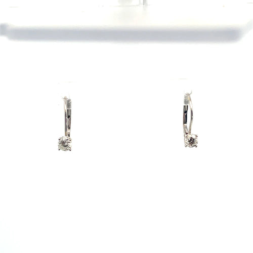 Boucles d'oreilles Gold Diamond Drop Earrings 58 Facettes UN0130