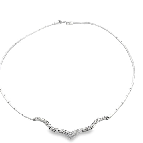 Collier White Gold Diamond Necklace 58 Facettes UN0136