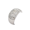 Bague 51 Bague motif nid d’abeille en or blanc et diamants 58 Facettes 16705