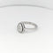 Bague 53 Bague en or blanc 18 carats sertie de diamants 58 Facettes 20170