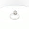 Bague 53 Bague en or blanc 18 carats sertie de diamants 58 Facettes 20170