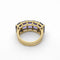 Bague 53 Bague en or jaune 18 carats et améthystes 58 Facettes 5575
