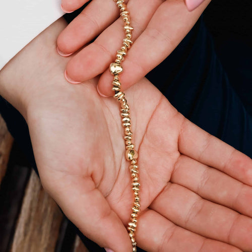 Bracelet Bracelet vintage en or jaune 18 carats 58 Facettes 20654