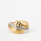 Bague 58 Bague entrelacée en or rose et or blanc avec diamants 58 Facettes 16026
