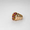 Bague 49 Bague godronnée en or rose et tourmalines roses 58 Facettes 21252