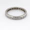 Bague 53 Alliance en or blanc 18 carats et diamants 58 Facettes 24507