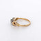 Bague 57 Art déco - Bague en or jaune et blanc 18 carats, diamants 58 Facettes 25038