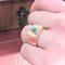 Bague 56 Tank - Bague en or rose et or blanc avec diamants 58 Facettes 25376