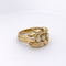 Bague 58 Bague ruban en or rose et diamants 58 Facettes 25483