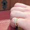 Bague 46 Guy Laroche - Alliance en or jaune et diamants 58 Facettes 26367