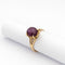 Bague 59 Bague en or jaune 14 carats et saphir étoilé 58 Facettes 28921