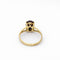 Bague 59 Bague en or jaune 14 carats et saphir étoilé 58 Facettes 28921