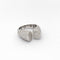 Bague 53 Bague ouverte en or blanc 18 carats et diamants 58 Facettes 28797