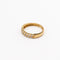 Bague 53 Demi-alliance en or jaune 18 carats et diamants 58 Facettes 29035