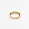 Bague 53 Demi-alliance en or jaune 18 carats et diamants 58 Facettes 29035