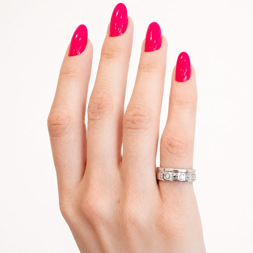 Bague 48 Boucheron - Alliance en or blanc 18 carats 58 Facettes 29869