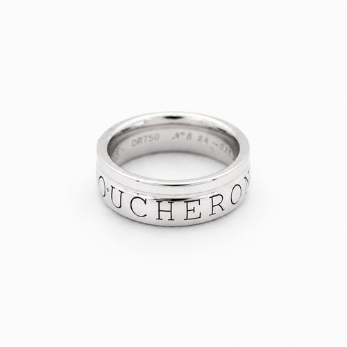Bague 48 Boucheron - Alliance en or blanc 18 carats 58 Facettes 29869