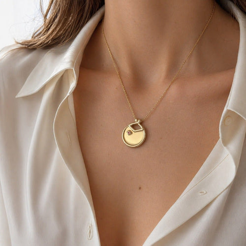 Pendentif Mauboussin - Pendentif en or jaune et rubis 58 Facettes 29817