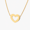 Collier Collier cœur en or jaune 58 Facettes 30067