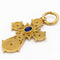 Pendentif Pendentif croix en or jaune 18 carats et pierre bleue 58 Facettes 30077
