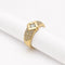 Bague 53 Bague en or jaune 18 carats et diamants 58 Facettes 30142