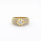 Bague 53 Bague en or jaune 18 carats et diamants 58 Facettes 30142