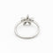 Bague 48 Bague fleur en or blanc et diamants 58 Facettes 30091