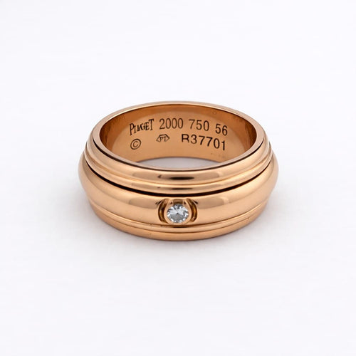 Bague 56 Piaget Possession - Bague en or rose et diamant 58 Facettes 30592