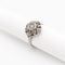 Bague 53 Bague ancienne en or blanc et diamant Art déco 58 Facettes 30485