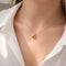 Collier Collier pendentif en or blanc et citrine 58 Facettes 30824