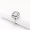 Bague 59 Bague Pompadour en or blanc, platine et diamants 58 Facettes 30884