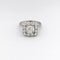 Bague 59 Bague Pompadour en or blanc, platine et diamants 58 Facettes 30884