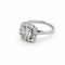 Bague 59 Bague Pompadour en or blanc, platine et diamants 58 Facettes 30884