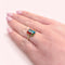 Bague 54 Bague portrait en or jaune et émail 58 Facettes 31134