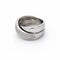 Bague 52 Bague croisée en or blanc et diamants 58 Facettes 31893