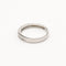 Bague 53 Demi-alliance - Bague en or blanc et diamants princesse 58 Facettes 31889