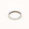 Bague 53 Demi-alliance - Bague en or blanc et diamants princesse 58 Facettes 31889