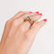 Bague 58 Tank - Bague en or rose, diamants et rubis 58 Facettes 32028