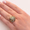 Bague 54 Bague Tourbillon en or jaune, or blanc et diamants 58 Facettes 32272