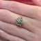 Bague 56 Bague fleur en or jaune 18 carats et diamants 58 Facettes 32701